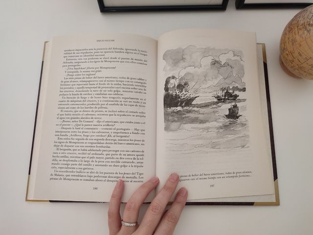 Novela "Los tigres de Malasia" de Emilio Salgari