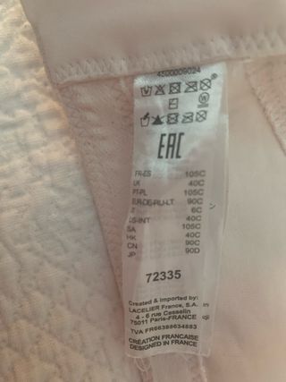 Sujetador beige 105C