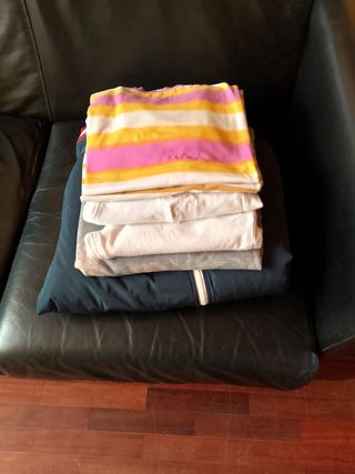 2 Camisetas + 2 Pantalones blancos total 7 Artícul