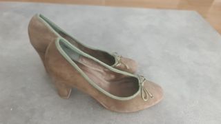 Zapatos salón mujer marrón