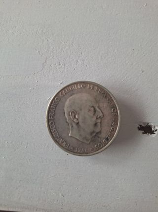 2 Monedas 100 Ptas Franco