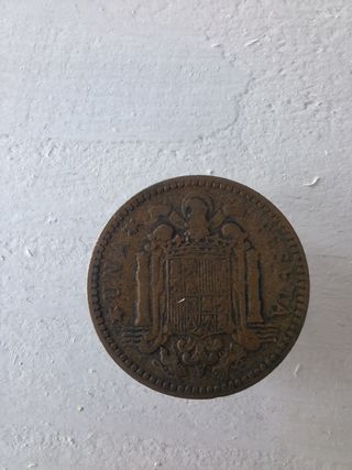 2 Monedas Franco España 1947