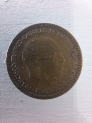 2 Monedas Franco España 1947