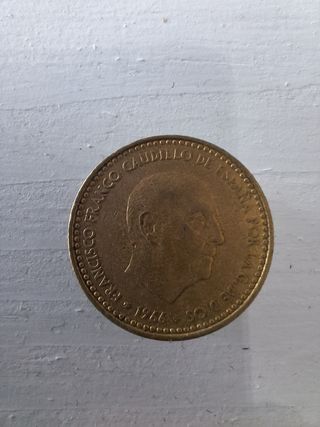 2 Monedas Franco España 1947