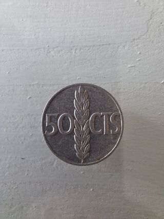 2 Monedas Franco España 1947