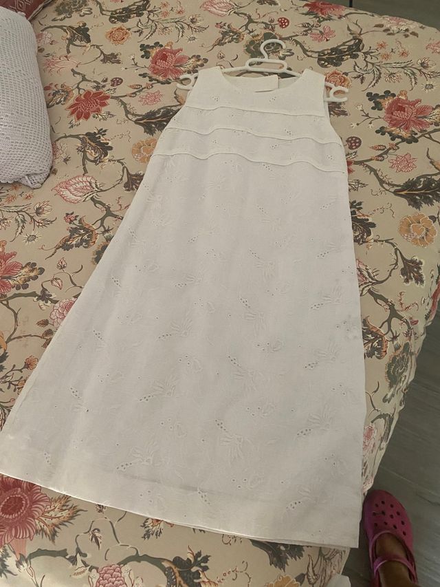 Vestido blanco verano bordado