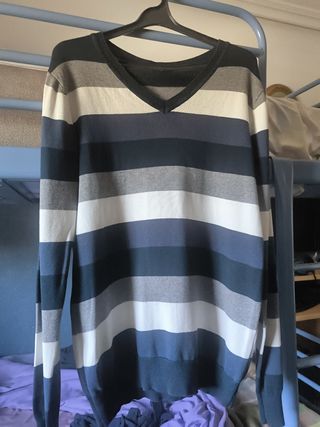 Jersey Jack & Jones rayas multicolor talla S
