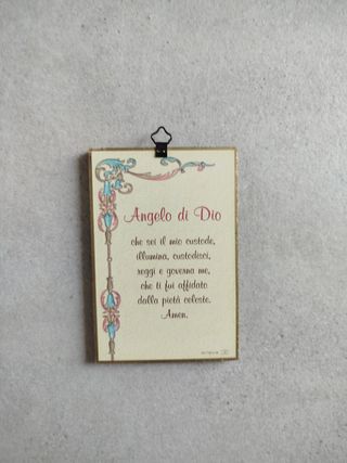 Quadretto Angelo Custode (15x10mm)