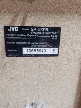 Altavoces JVC beige