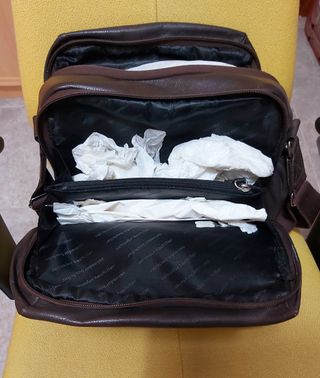Bolso bandolera piel para hombre Salvador Bachille