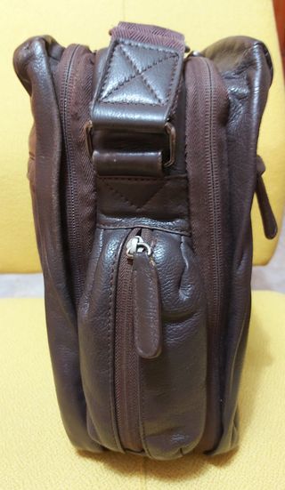 Bolso bandolera piel para hombre Salvador Bachille