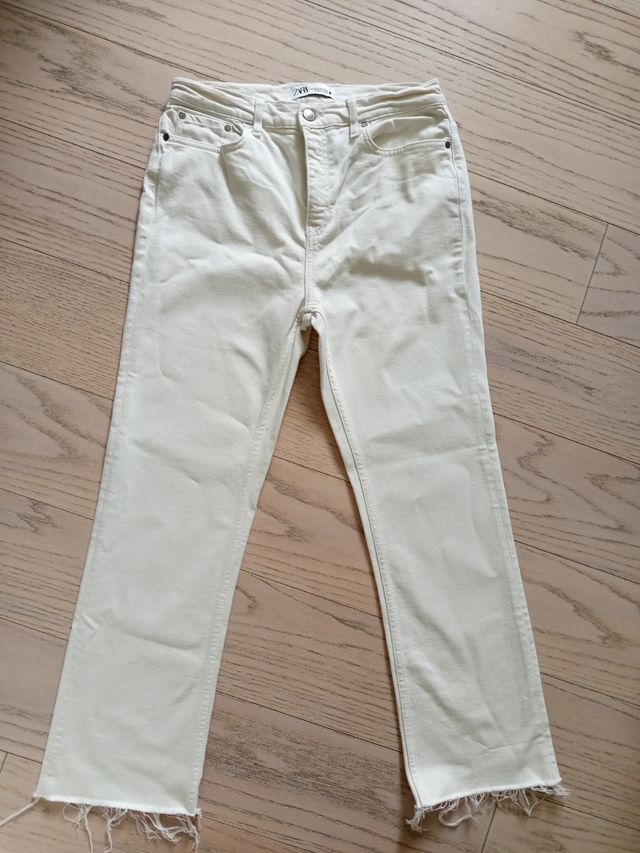 Jeans Zara bianchi L - 42/44