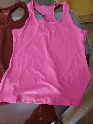 3 Camisetas Deporte Licra - Talla M. Sin estrenar
