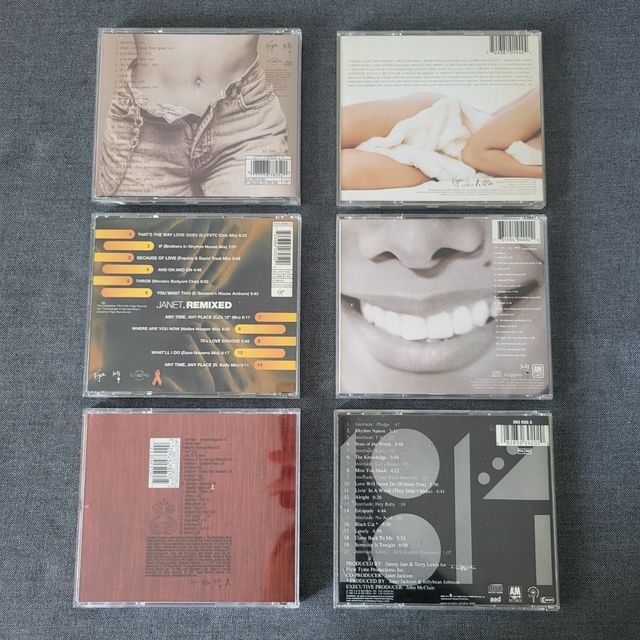 6 CDs Janet Jackson - R&B/Soul