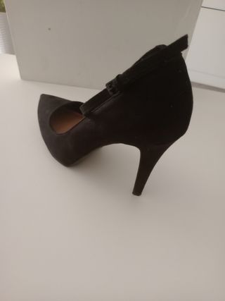 Zapatos tacón negros mujer