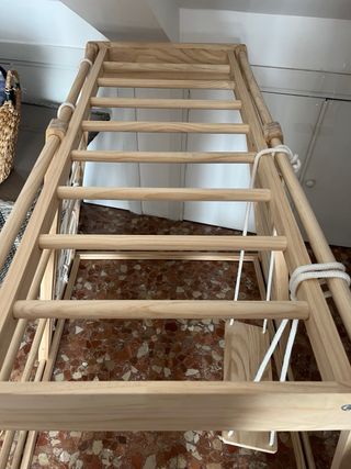 Parque Infantil Madera - Escalera y Columpio