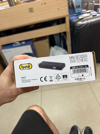 Mini TDT2 Trevi HE3361 T2 H265 USB