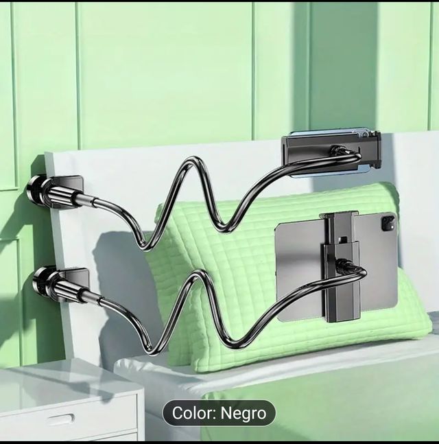 Soportes, móvil y tablet flexible.