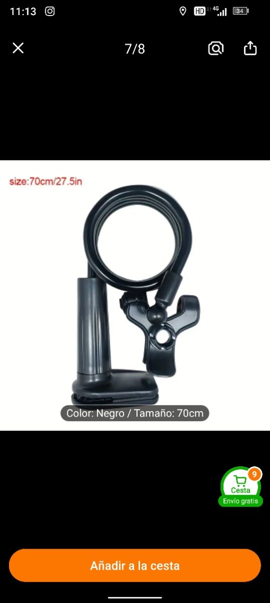 Soportes, móvil y tablet flexible.