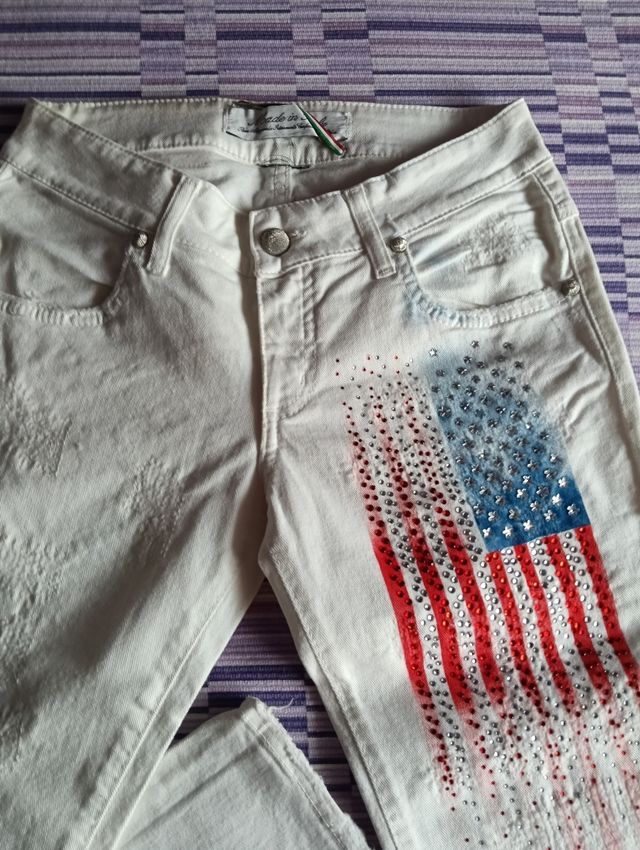 Jeans bianchi donna USA