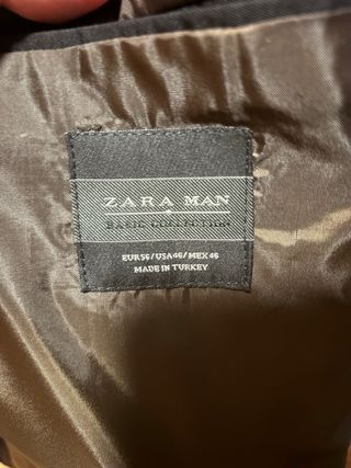 Americana negra Zara - Talla Xl