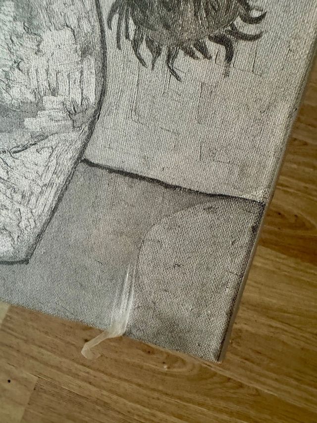 Lienzo Girasoles Gris - Van Gogh