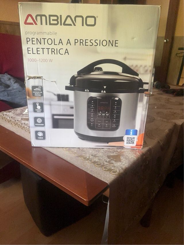 Olla presión eléctrica Ambiano 1000-1200W