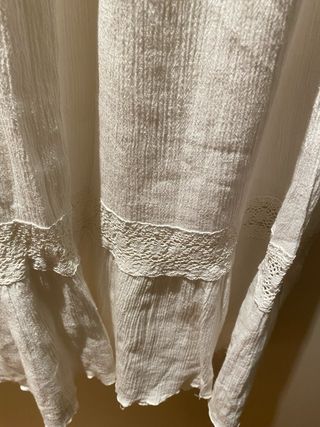 Vestido blanco ibicenco vintage