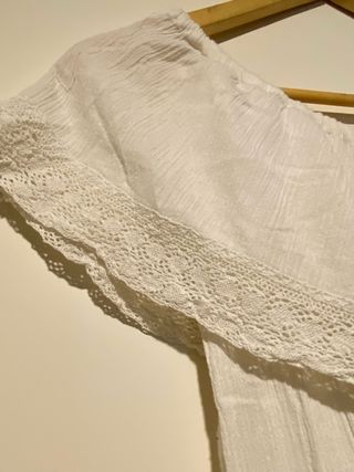 Vestido blanco ibicenco vintage