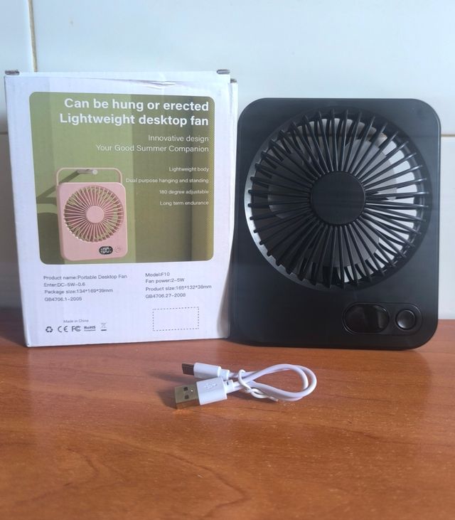 Ventilador Recargable 5 velocidades