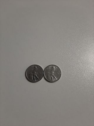 2x 50 Lire Italia 1994-95