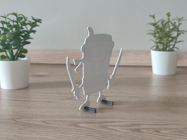 Cappuccino Assassino - LineArt 2D - Stampa 3D