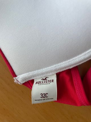 Bikini rojo Hollister - sujetador
