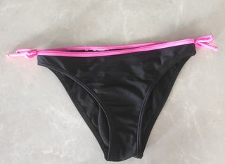 Bañador niña 10 años - Negro/Rosa