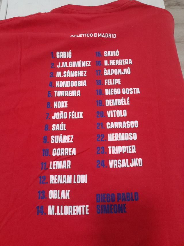 Camiseta oficial Atlético de Madrid 20/21