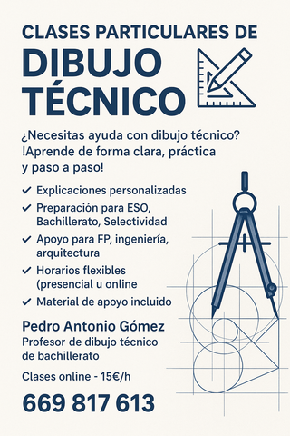 Clases particulares dibujo técnico