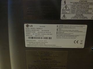 TV LG 22" 22LD320-ZA negra