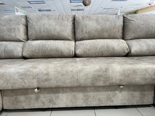 Sofá rinconera cama beige