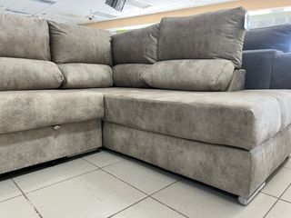 Sofá rinconera cama beige