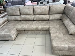 Sofá rinconera cama beige