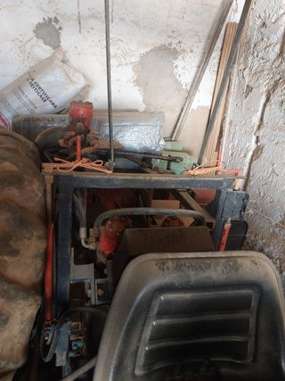 Máquina para cosechar ajos