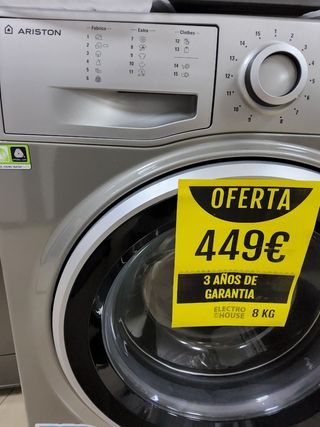 Lavadora Ariston NM10 823 SS EX