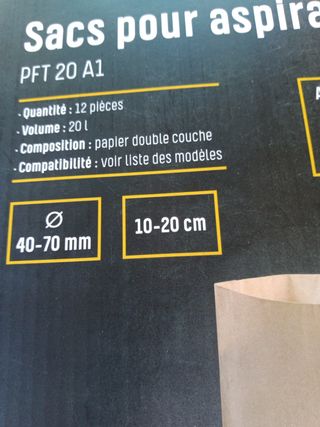 12 Sacchetti Parkside PFT 20 A1 - 20L