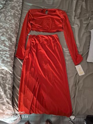 Conjunto rojo 2 piezas