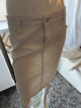 Falda blanca Pedro del Hierro - Talla 40