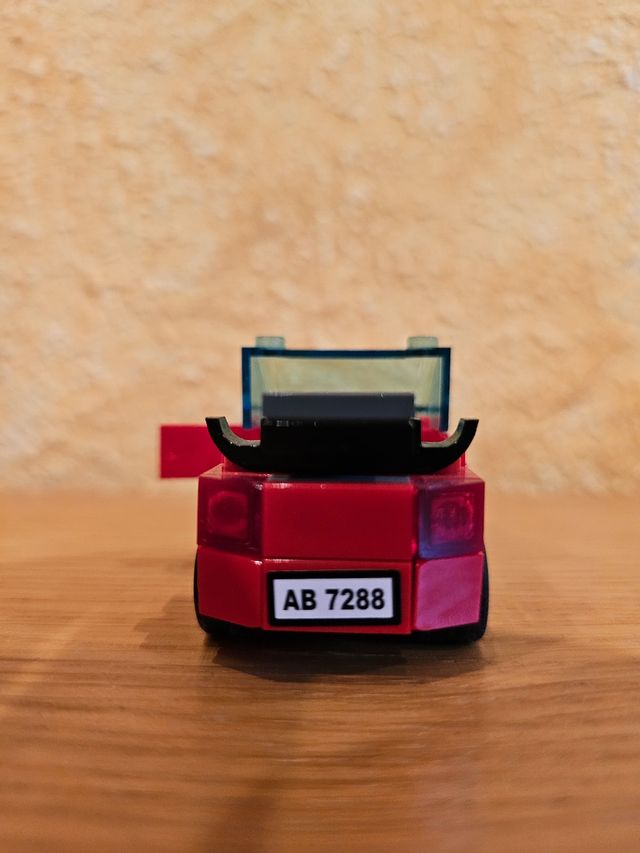 Pack coche Lego y persona