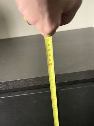 Cajonera madera negra - 3 cajones