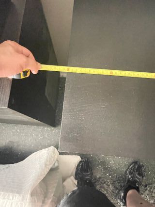 Cajonera madera negra - 3 cajones