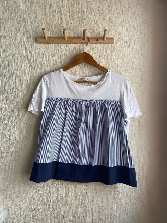 Camiseta Purificación García rayas