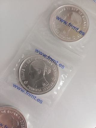 Monedas plata 40€ España 2025